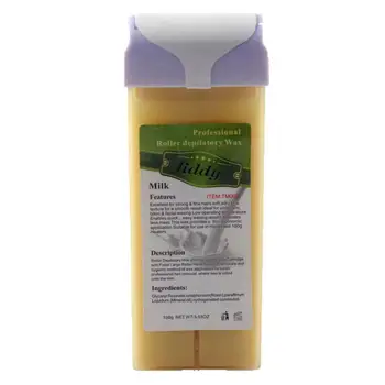 

LIDDY Professional Roller Depilatory Wax 100G Roll On Hot Depilatory Wax Cartridge Heater Waxing Hair Removal Remove Milk 5JY14