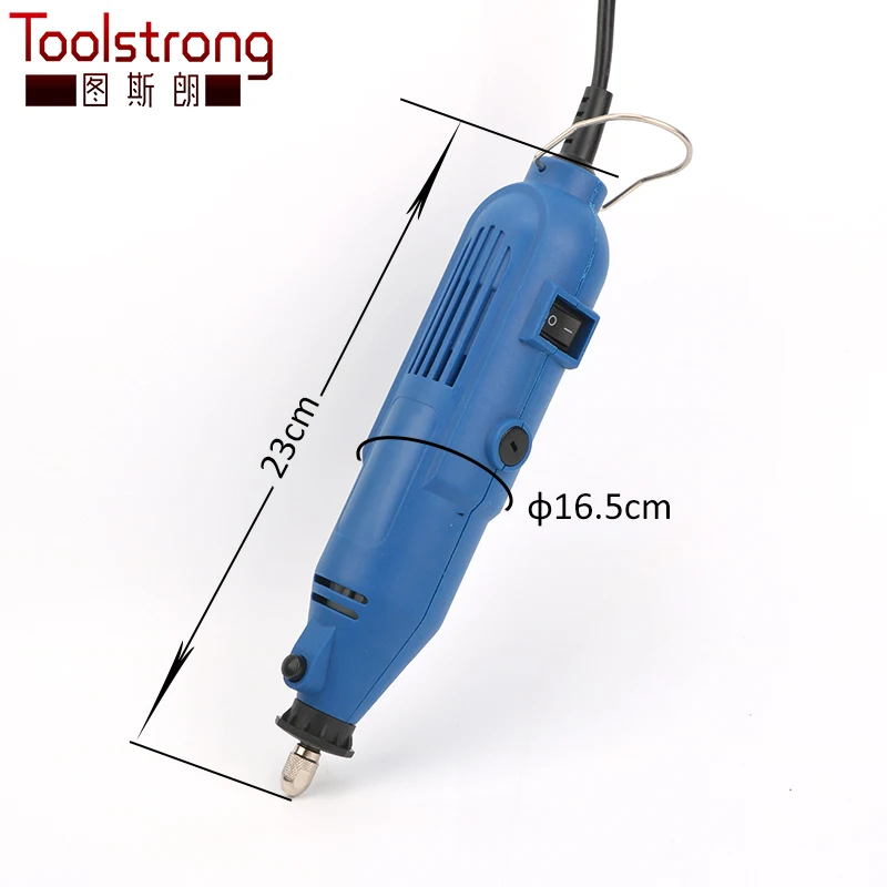 Toolstrong мини дрель в стиле Dremel Электрический вращающийся инструмент