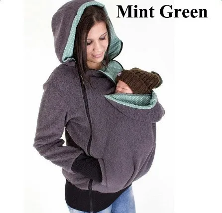 Maternity Kangaroo Hooded Sweatshirt for Baby Carriers Hoodie Coat Jacket/Sweatshirt 446 | Мать и ребенок