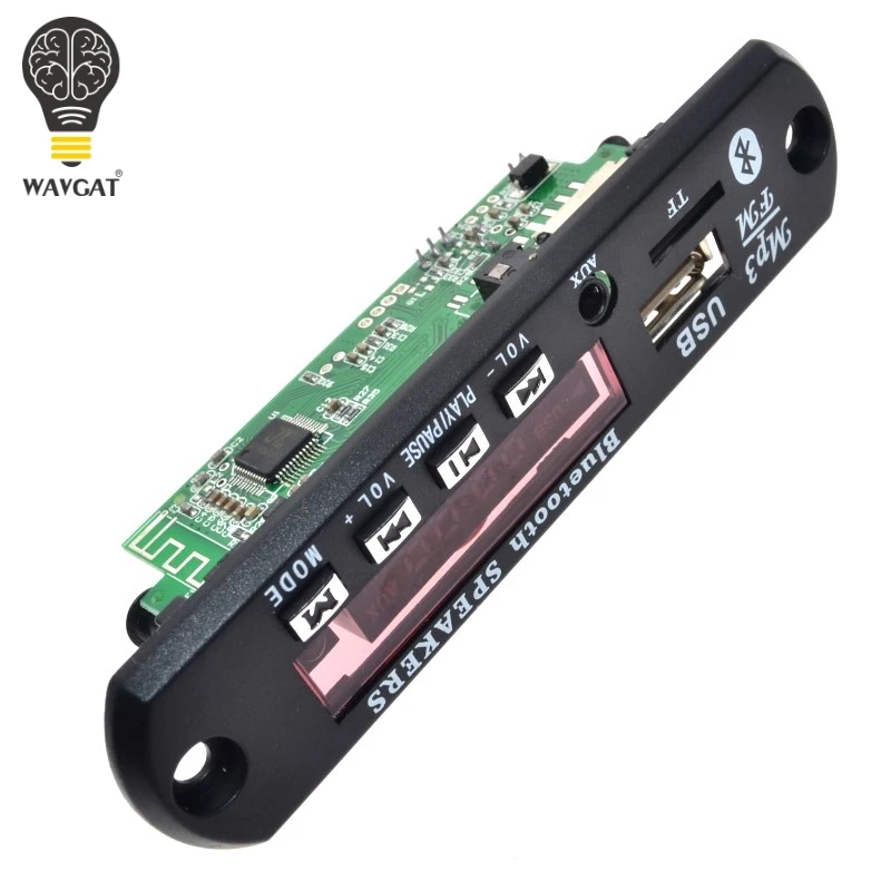 WAVGAT Bluetooth MP3 декодирующая плата модуль w/SD слот для карты/USB/FM/пульт дистанционного декодирования модуль WAVGAT