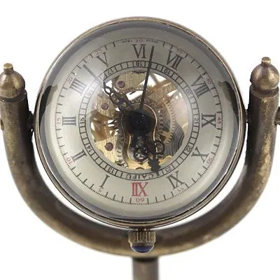 Винтажные шаровые часы с бронзовой подставкой и скелетом|clock|watches trainingwatch br |