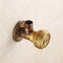 LF36018A-G1/2*G1/2 Antique100% Garantee Brass Accessories Angle Valve for Washbasin/Water Heater/Kitchen / Angle Valves