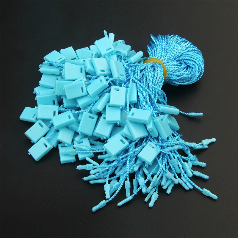 1000 pieces hang tag cord 7 inches quality hang tag string cord for garment price tag seal tag 