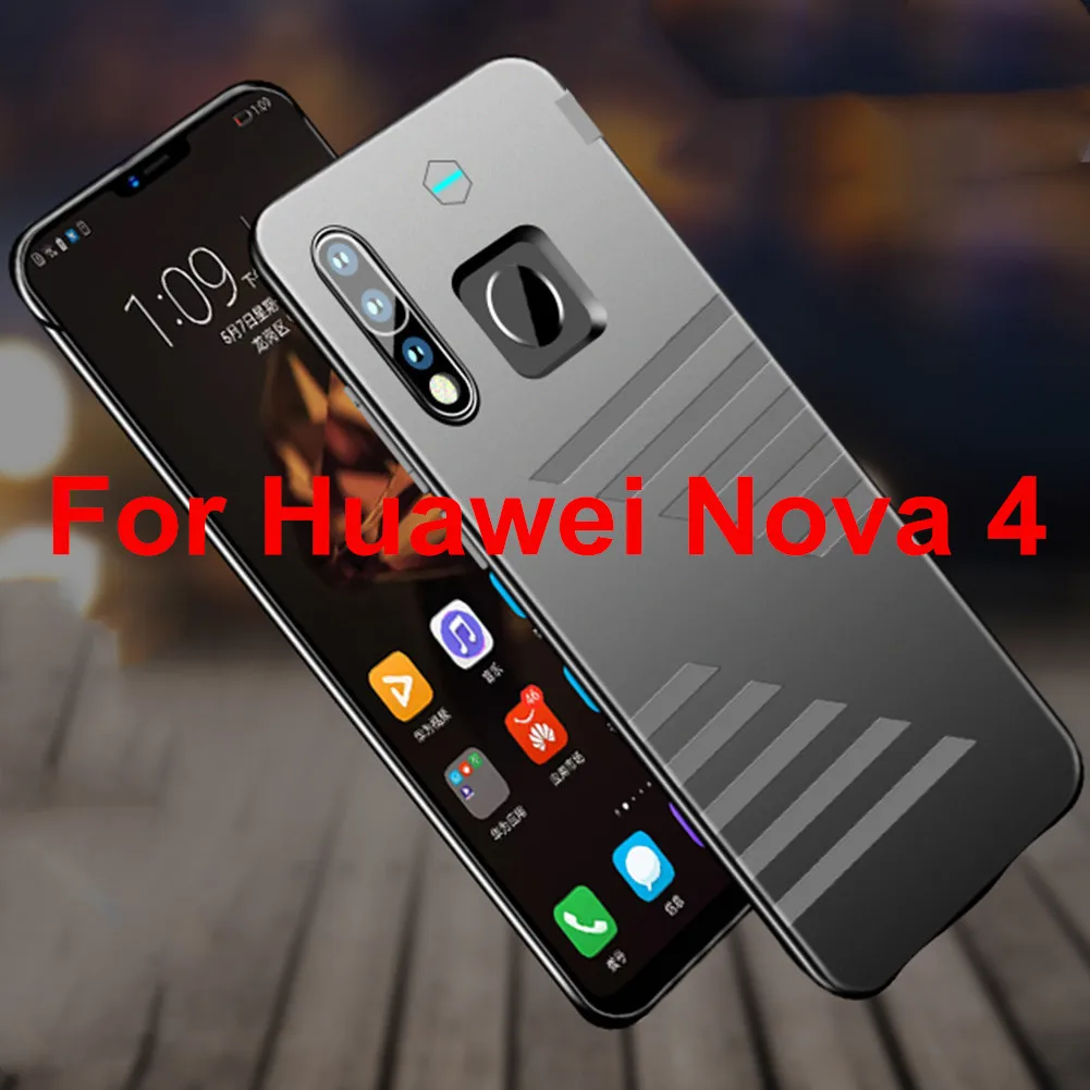 Для huawei Nova 3 чехол для аккумулятора 6800 мАч чехол для зарядного устройства чехол для смартфона внешний аккумулятор для huawei Nova 4 Чехол для аккумулятора - Цвет: Nova 4 Black