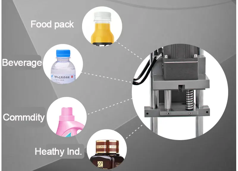 Укупорочные машины для укупорки бутылки автоматическая крышка завинчивания герметик стиль таблицы электрическая укупорки 5-90 мм колпачок затянуть оборудовать