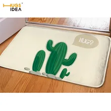 HUGSIDEA кактус цветочный милый узор ковер для гостиной ванная комната Коврик Нескользящие фланелевые ковры ковер домашний декор Alfombras