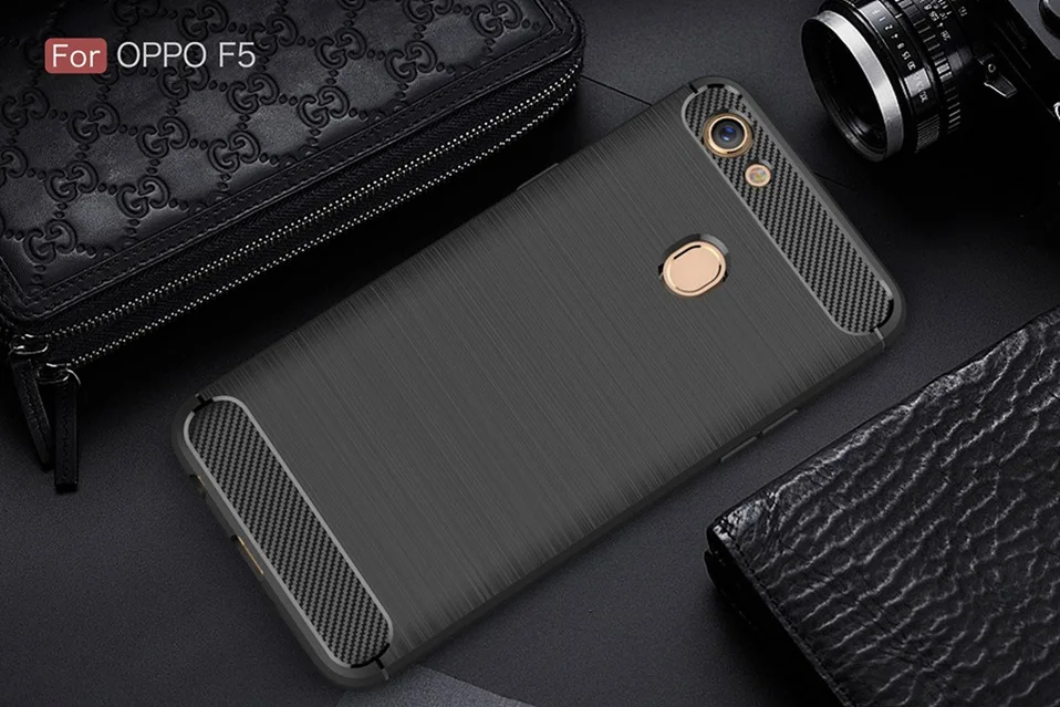 Carbon Fiber Case For OPPO F5 Soft TPU Silicon Luxury business Style TPU Case For OPPO F5  Back Phone Cover For OPPO F5 F5 Coque (11)