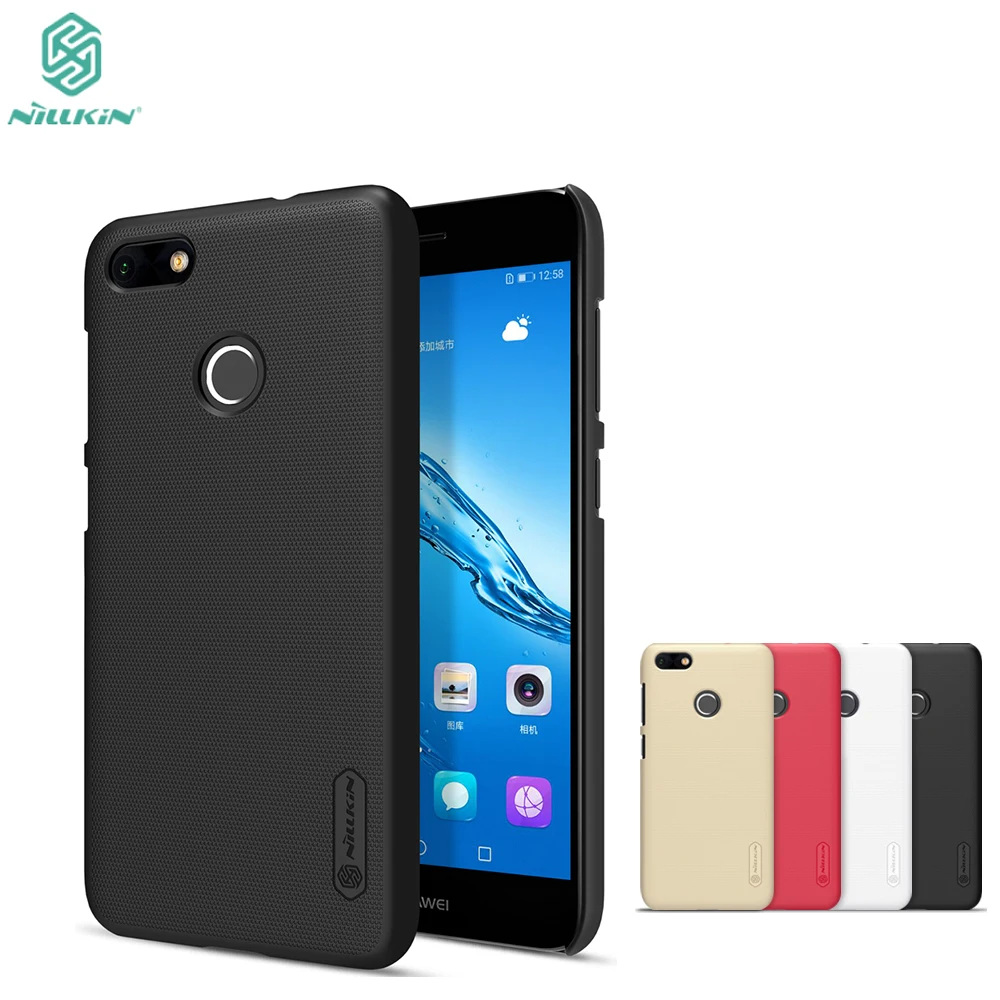 For huawei Y6 Pro 2017 case 5.2 inch Nillkin frosted hard plastic back cover for P9 Lite Mini |
