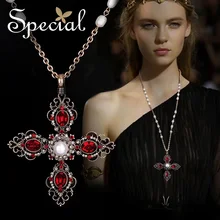 Special New Fashion Gold-plated Maxi Necklaces & Pendants Cross Natural Pearl Vintage Statement Jewelry Gifts for Women S1605N цена Special New Fashion Gold-plated Maxi Necklaces & Pendants Cross Natural Pearl Vintage Statement Jewelry Gifts for Women S1605N цены онлайн