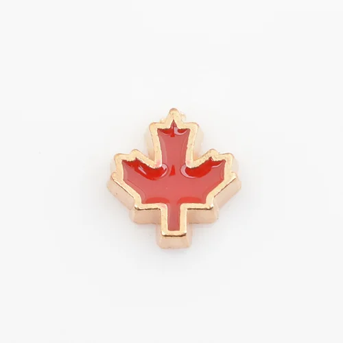

maple leaf, Floating charms,Fit floating charm lockets, FC1024