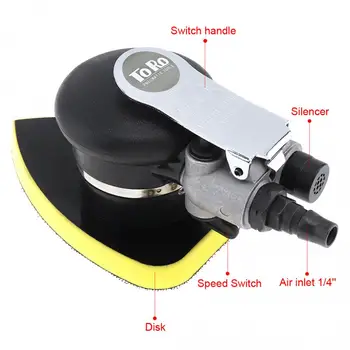 

TORO Precision Triangle Pneumatic Grinding Machine with Hairy Plate and Safety Control Valve for Surface Grinding of Iron /Tire