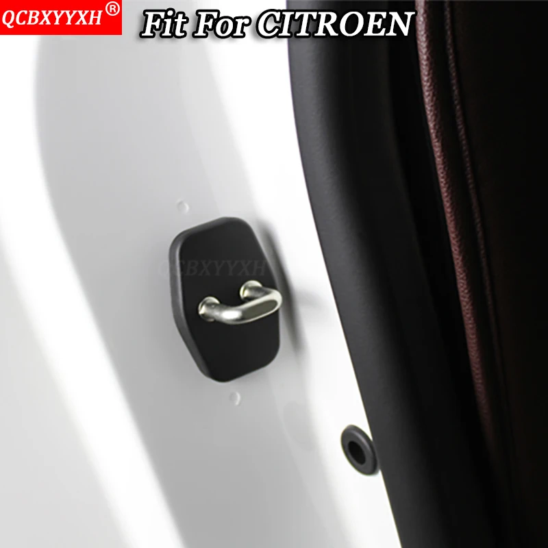 QCBXYYXH авто для Citroen C4 C3-XR C-Elysee Quatre Пикассо Aircross DS3 DS4 DS5 C4L C5 4 шт./компл. автомобилей Дверные замки Защитная крышка