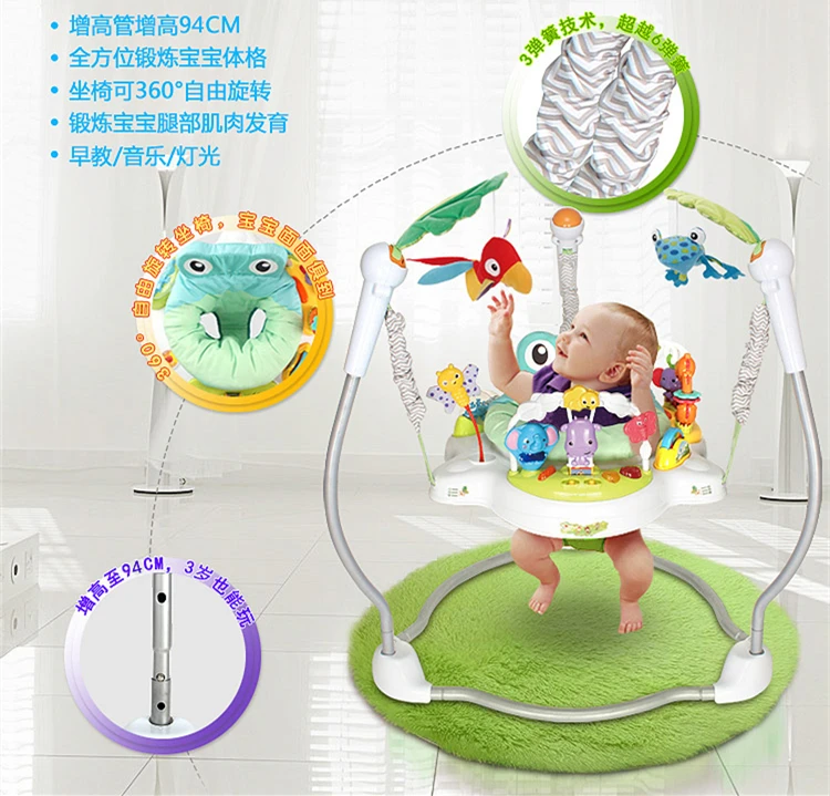Рояль Baby Bounce Woodland Friends первые шаги Jumperoo детский прыжок и обучение стационарный