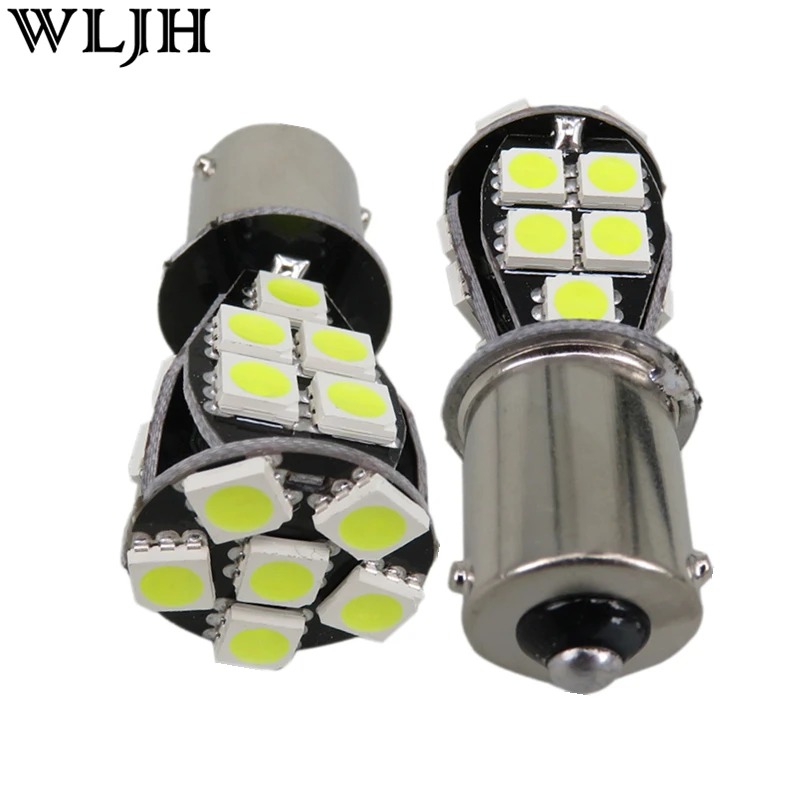 

WLJH 2pcs Canbus Led PY21W 1156PY 7507 BAU15s 12v Lamp Car Front or Rear Turn Signal Light Corner Blinker Backup Reverse Light