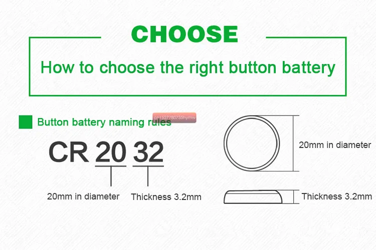Kpay 5 шт. батарейки CR2032 BR2032 DL2032 ECR2032 Cell Coin Li-lon батарея 3 в CR 2032 для часов Электронные