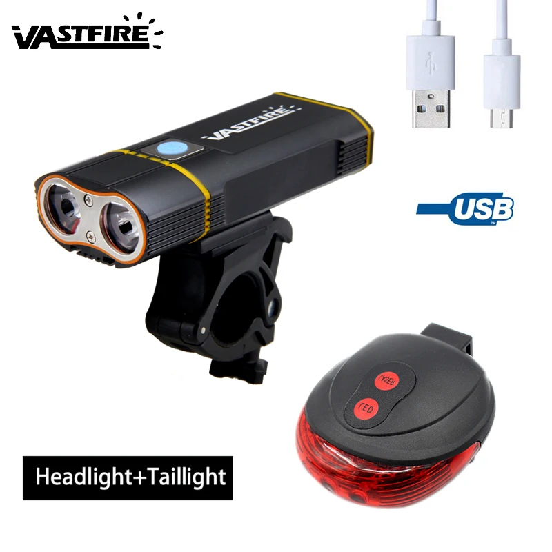 Best 6000LM Rechargeable Handlebar Bike Light 2X XM-L2 LED Front Bicycle Headlight with Built-in 6000 mAh Battery +Mount +Taillight 20 Best 6000LM Rechargeable Handlebar Bike Light 2X XM-L2 LED Front Bicycle Headlight with Built-in 6000 mAh Battery +Mount +Taillight 20