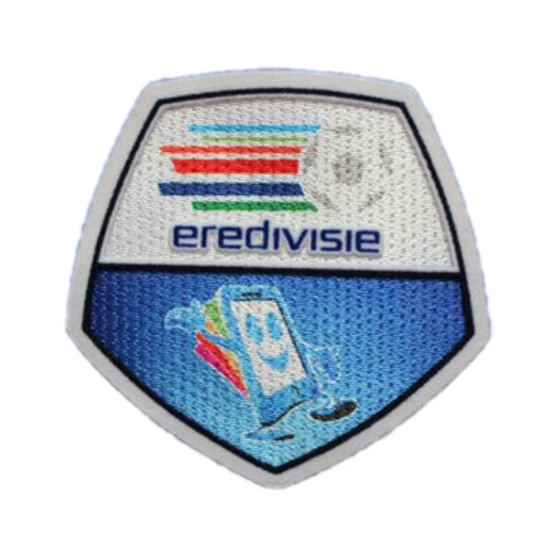 Высокое качество Новый Eredivisie Синий Патч золотые Печатные нашивки значки горячее