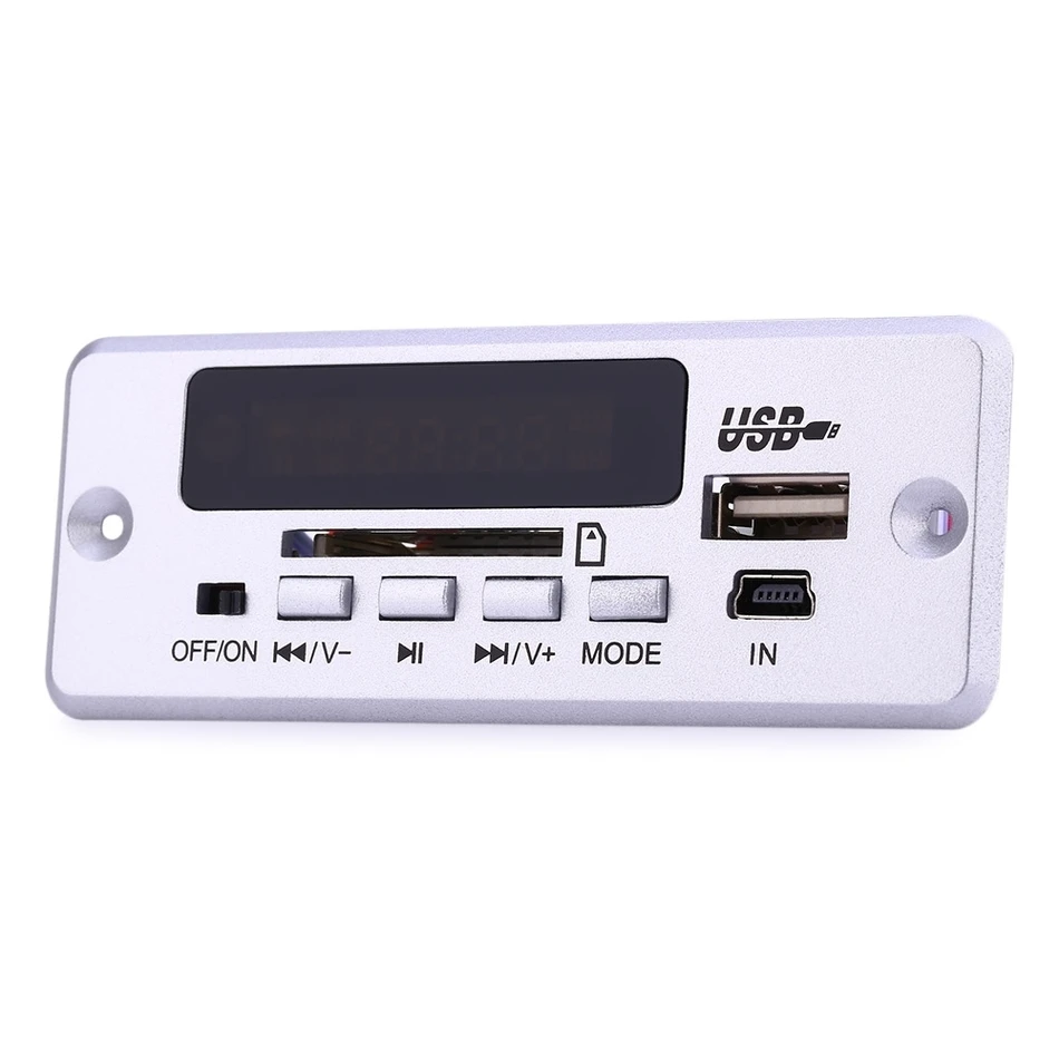 

Mp3 WAV Decoder Board Car Audio Cutting Auto Mini Componente Amplifier Digital For Song Player With Usb Input Sd Card Socket