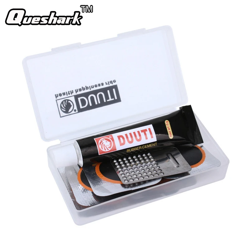 Portable Brand New Bike Bicycle Flat Tire Repair Kit Tool Set Kit Patch Rubber Portable Fetal