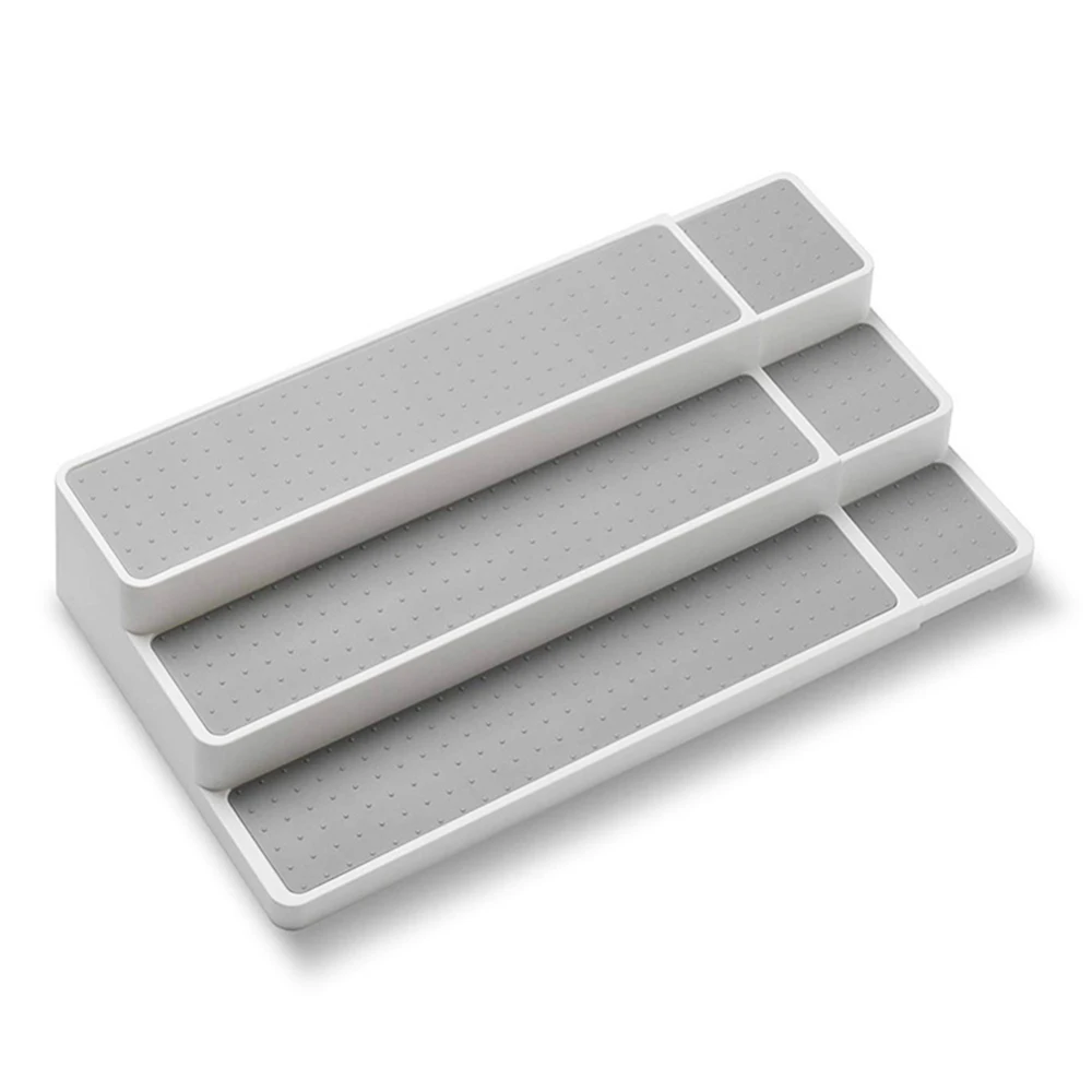 

Stretchable Kitchen Seasoning Stepping Rack Expandable Shelf Organiser Shelf Shower Storage Rack Over Bath Three Layer Organizer