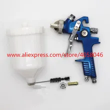 1,4/1,7 мм Профессиональный HVLP Воздушный Распылитель Краски распылитель 600 мл гравитационный кормовой Аэрограф набор для распыления краски для автомобильной мебели