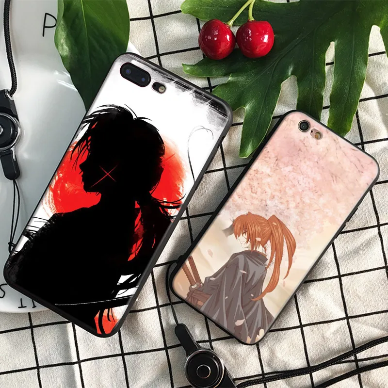 

Rurouni Kenshin Himura Soft Silicone Phone Case Cover Shell For Apple iPhone 6 6s 6Plus 6sPlus 7 8 7Plus 8Plus X