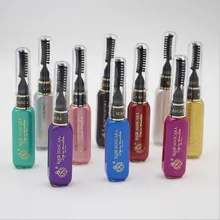 10 color Cosplay Fashion Colors Party Queen Temporary Vibrant Glitter Instant Highlights Streaks Hair Color Mascara Dye Cream