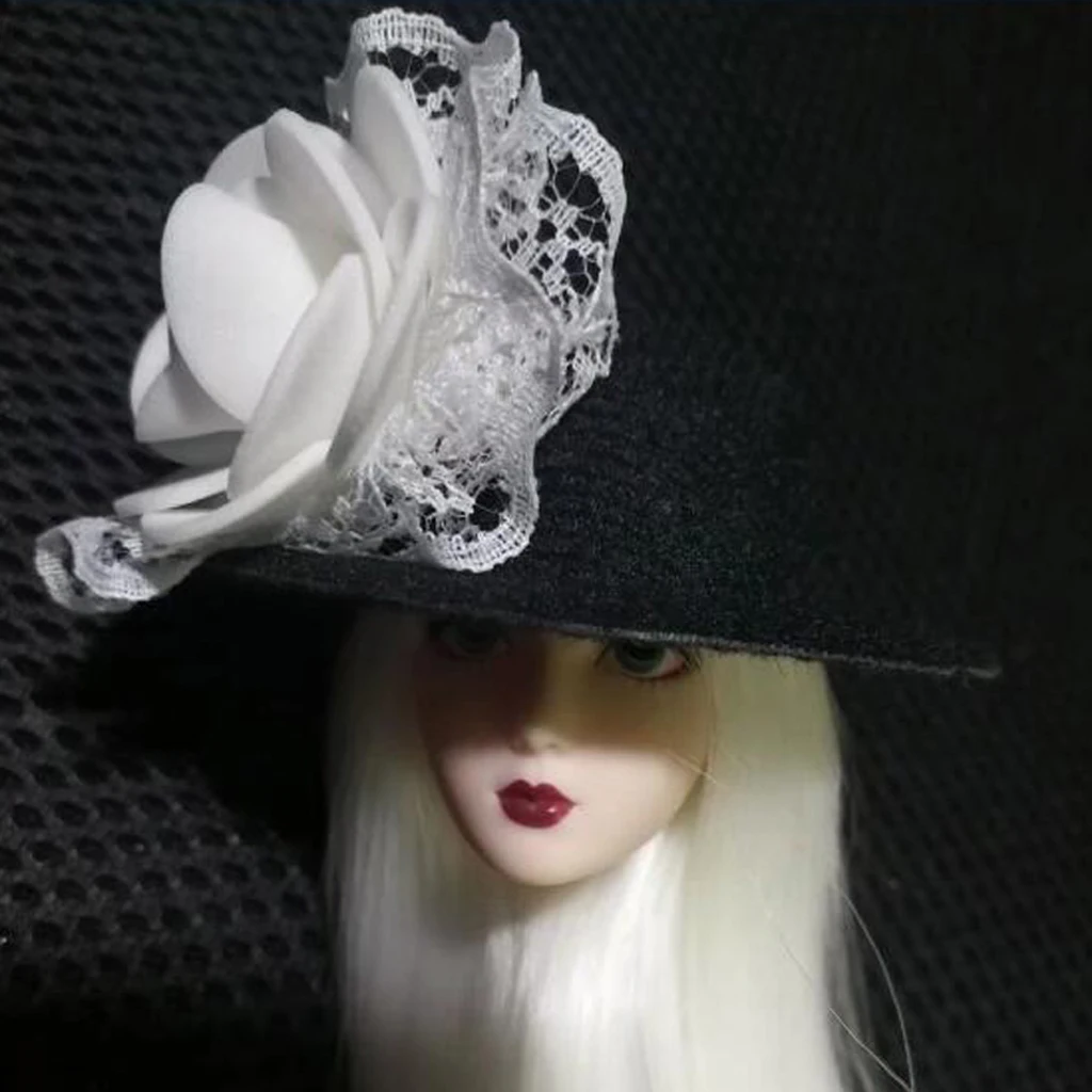  Doll Hat Cap for 28-30cm mini Doll Hats Accessories for Girls Toy  Cap Round Hat Accessories Doll Bowler Hat