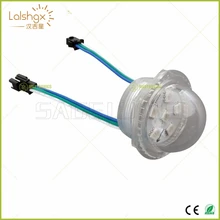 200 шт./упак. супер яркий DC12V 2903IC 36 мм 6 светодиодный s SMD 5050 РГБ, Пиксельная лампа Прозрачная крышка светодиодный строки модуля водонепроницаемый IP68