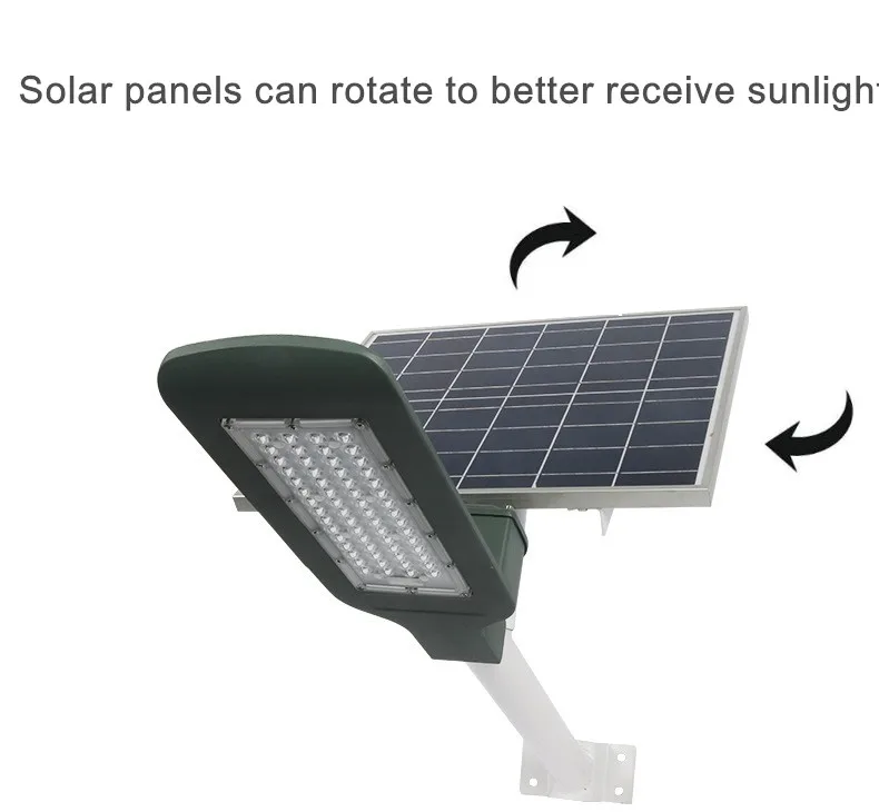 50 Вт светодиодный уличный светильник с автоматическим управлением для парков дорог квадратов IP65 солнечной энергии lampione solare с пультом дистанционного управления