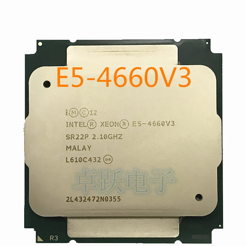 E5 4660 V3 Оригинальный процессор Intel Xeon OEM версии телефон 14 ядер 2 10 ГГц 35 Мб 22