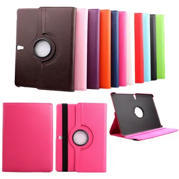 

For Samsung Galaxy Tab S 10.5" T800 T801 T805 Pu Leather Rotating Case Stand Cover