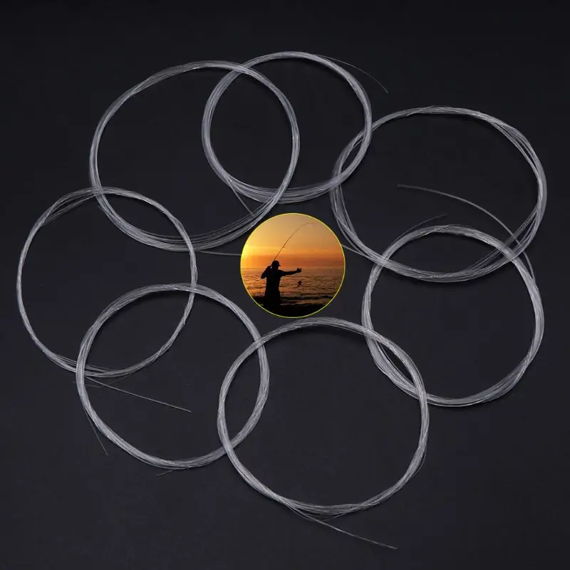 

Fishing Line Sub-line Different Diameter Ends Guide Line Top Line Fly Fishing Tapered Leader Nylon Transparent Tackle Accessory