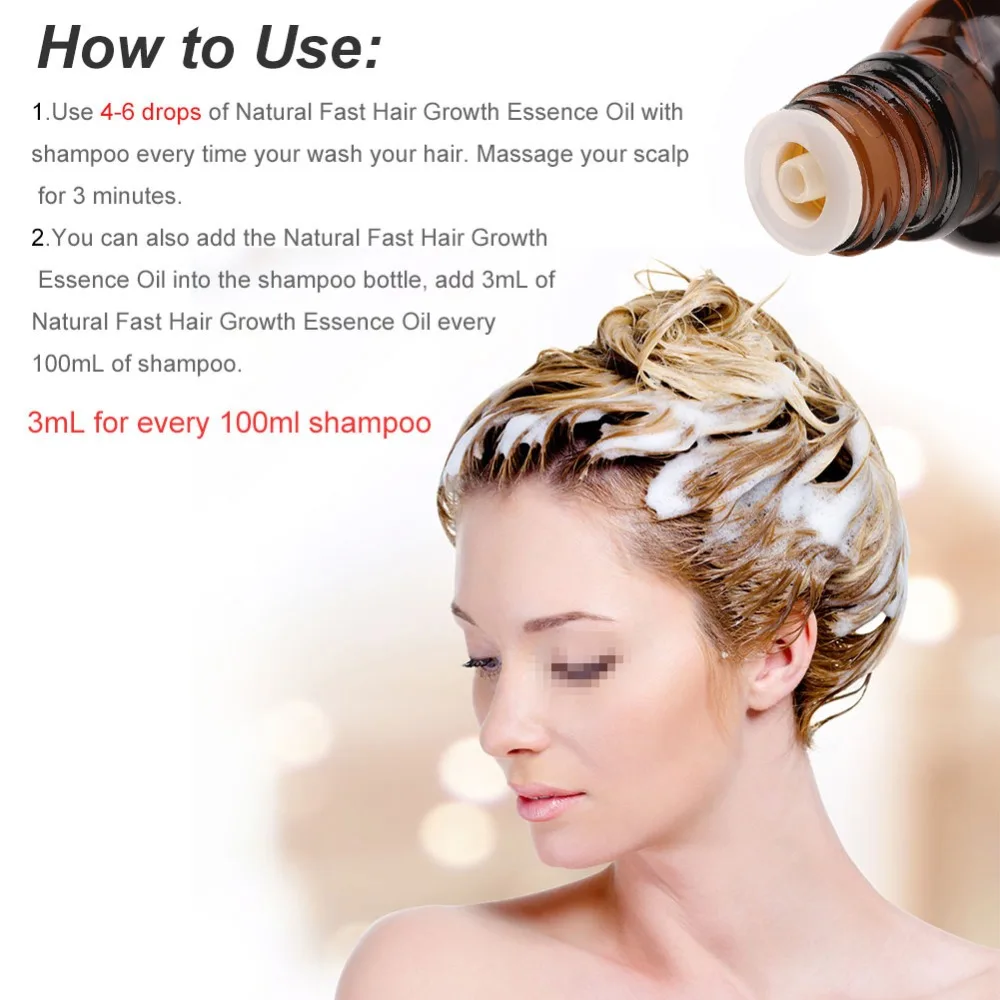 Натуральное быстрое средство для роста волос масло женьшеня кожи головы здоровье выпадения волос лечение жидкость