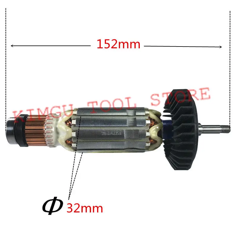 220 240V Armature Rotor 515619 7 515616 3 5101053 3 Genuine for MAKITA
