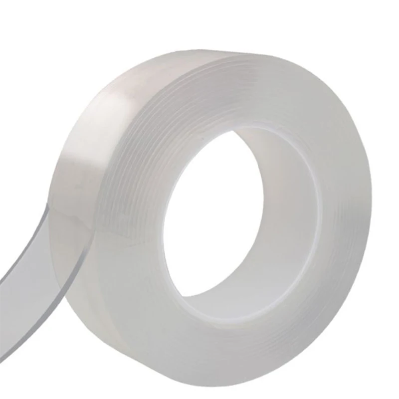 

Multi-function No-Trace Removable Washable Double Sided Seamless Reusable Adhesive Tape