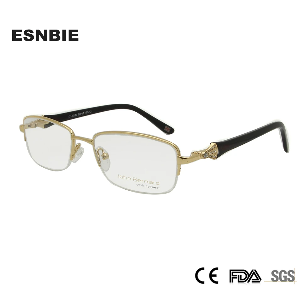 Buy ESNBIE Luxury Designer Women'S Gold Glasses Frames