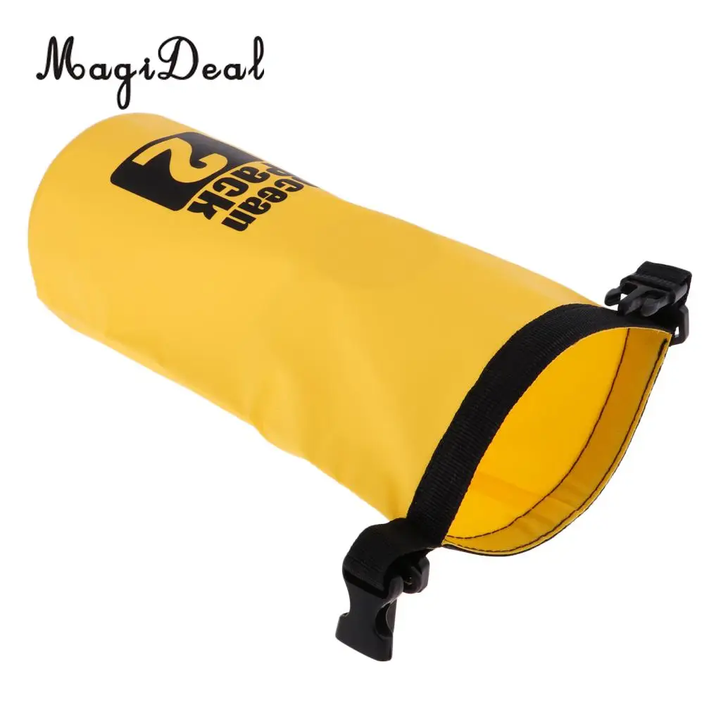 MagiDeal 2L PVC Waterproof Dry Bag Sack for Canoe Kayak Boating Kayaking Floating Dinghy Fishing Surfing Camping Accessories