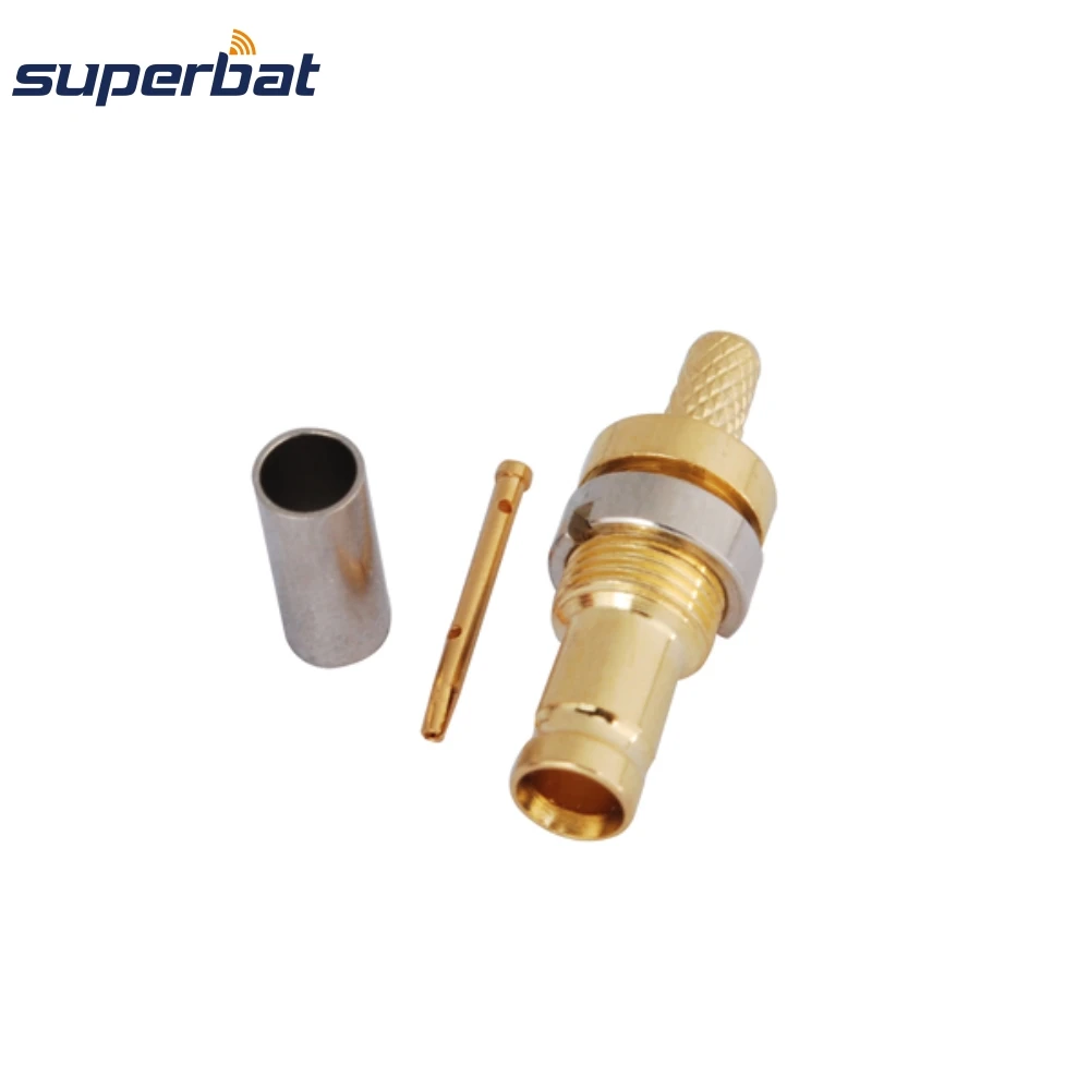 75ohm Female Straight RF Coaxial Connector for RG316 Cable