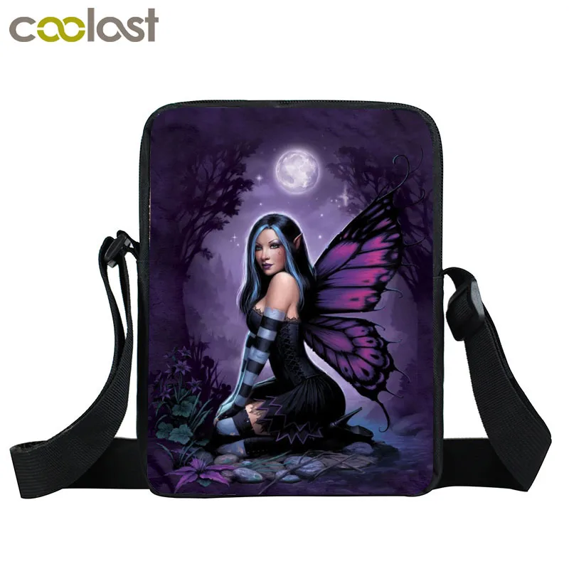 Magic Fantasy Fairy Witch Mini Messenger Bag Boys Girls School Bags Women Vintage Handbag Cross Bag Kids Gift Bags Bookbag