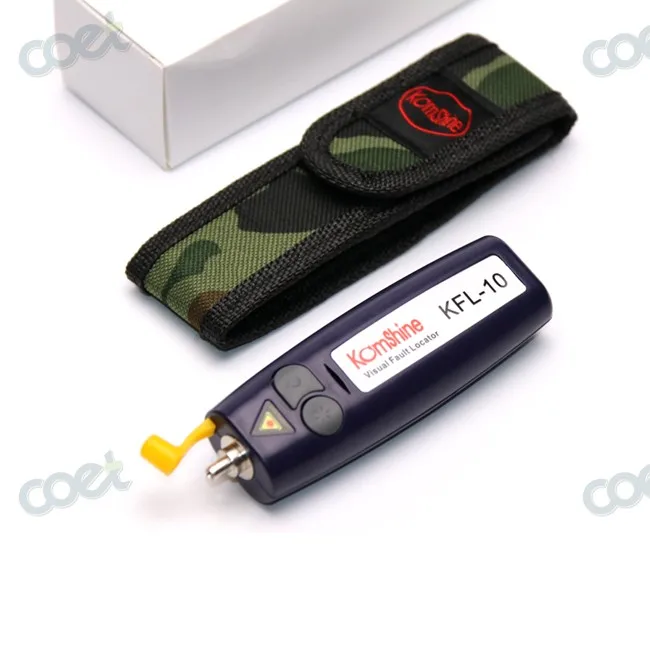 

10mw Fiber Optic Visual Fault Locator KomShine KFL-10-10 Fiber Break Checker FOR FC,SC,ST Light source