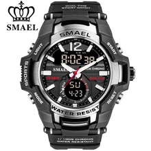 SMAEL 2019 Men Watches Fashion Sport Super Cool Quartz LED Digital Watch 50M Waterproof Wristwatch Men's Clock Relogio Masculino