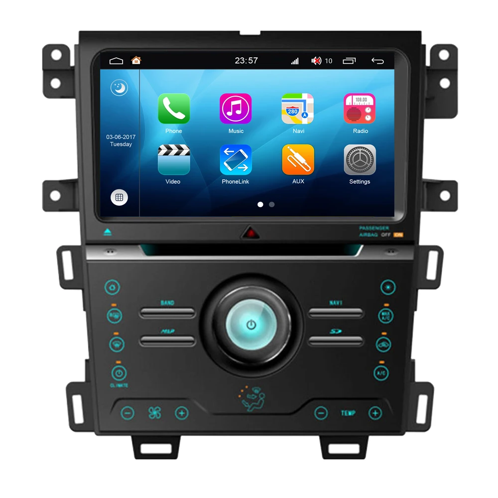 Android 8,0 Автомобильный мультимедийный для Ford Edge 2011 2012 2013 Радио DVD gps навигация СБ Navi Аудио Видео S200 система