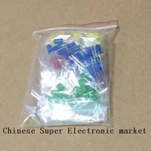 600 шт.(6 цветов x 100 шт.) белый красный зеленый синий желтый оранжевый 3 мм 20 мА Рассеянный светодиод светодиодный 3 В лампа Ассорти Комплект