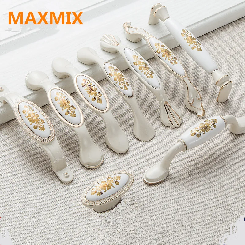 MAXMIX ручки и для шкафа ящики кухонного цвета слоновой кости дверные мебели