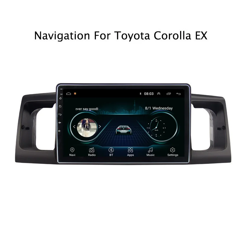 NaviTopia Android 8.1 Car Radio Stereo Player For Toyota Corolla EX 2004 2005 2006 2007 2008 2009 2010-2013 With GPS | Автомобили и