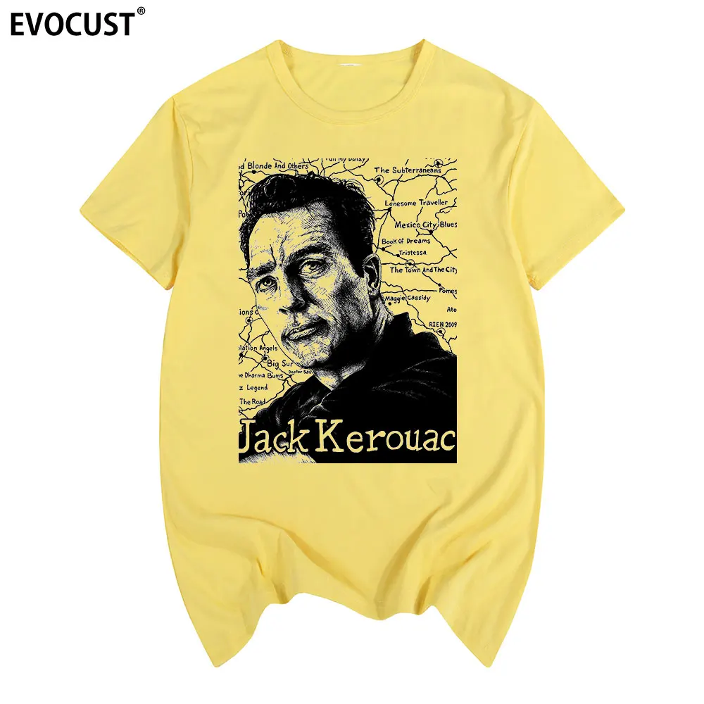 jack kerouac On the Road T shirt Cotton Men T shirt New
