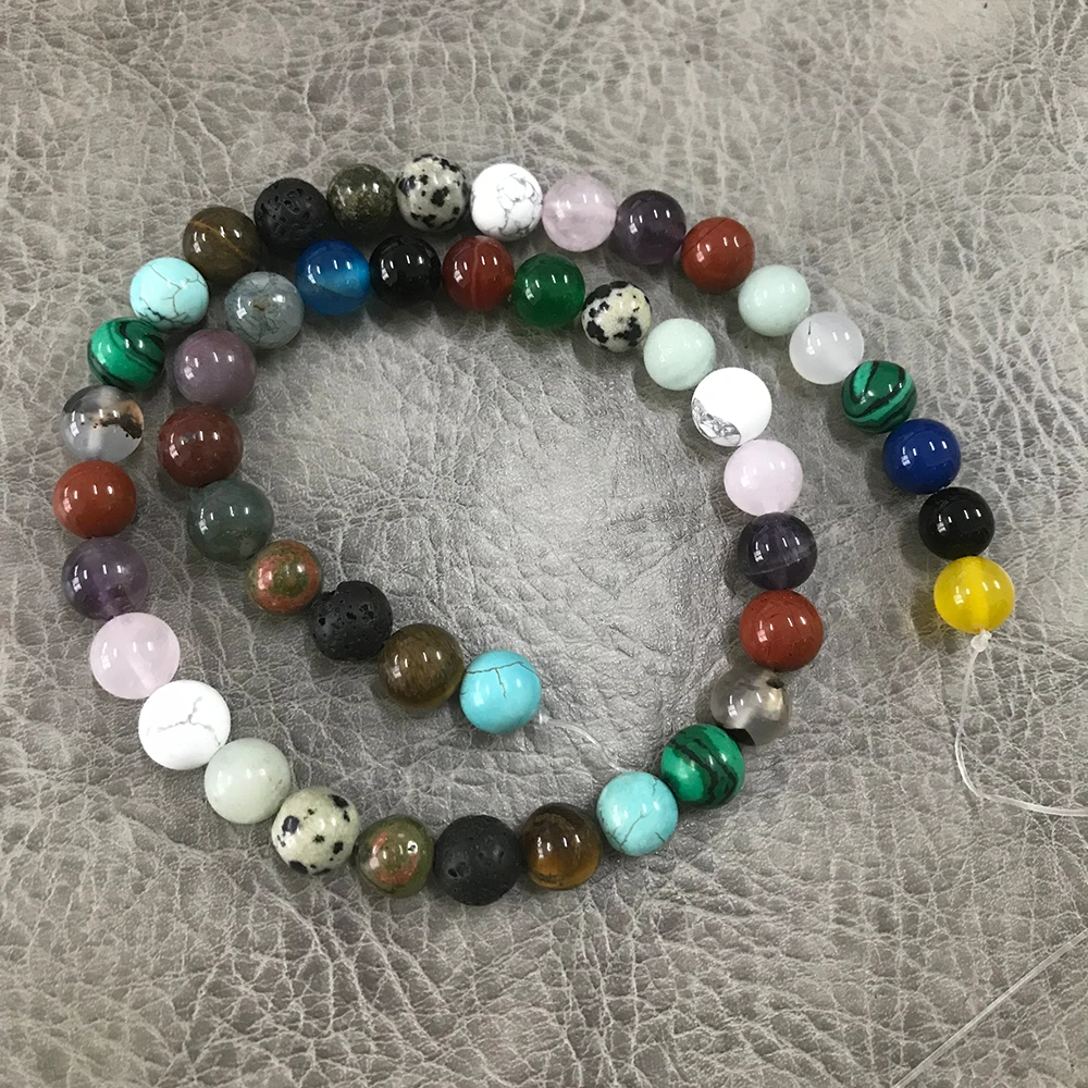 

Mixture Stone Beads Drop shipping for Customer about 38cm length