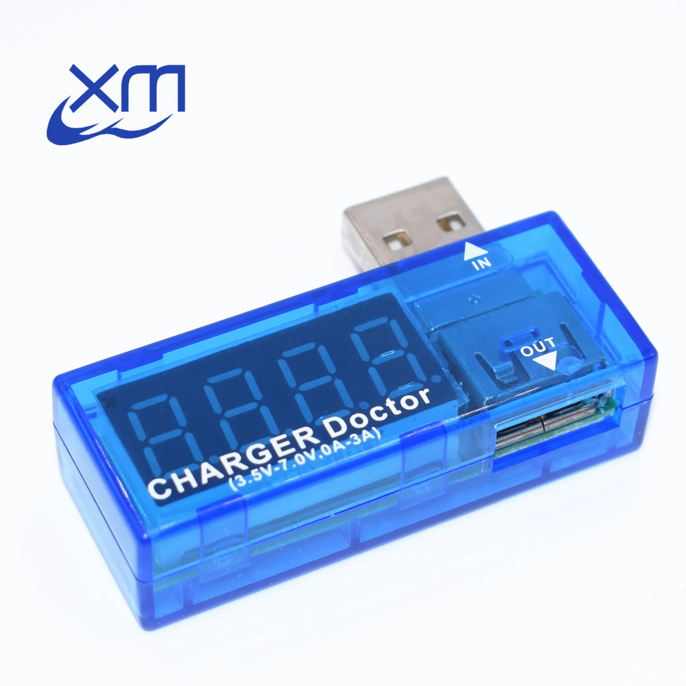 10pcs/lot Digital USB Mobile Power charging current voltage Tester
