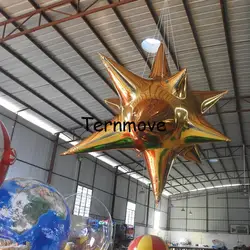 Надувной шар в форме звезды bola, Реплика, подвесной воздушный тугой зеркальный шар, надувные воздушные шары, специальная форма, воздушная